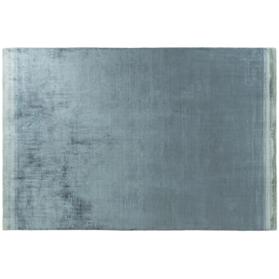 Tappeto Salotto Fatto a Mano in Viscosa Alta Qualità Tessuto in India - Bonnet Viadurini