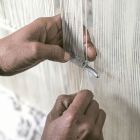 Tappeto Salotto Fatto a Mano in Viscosa Alta Qualità Tessuto in India - Bonnet Viadurini