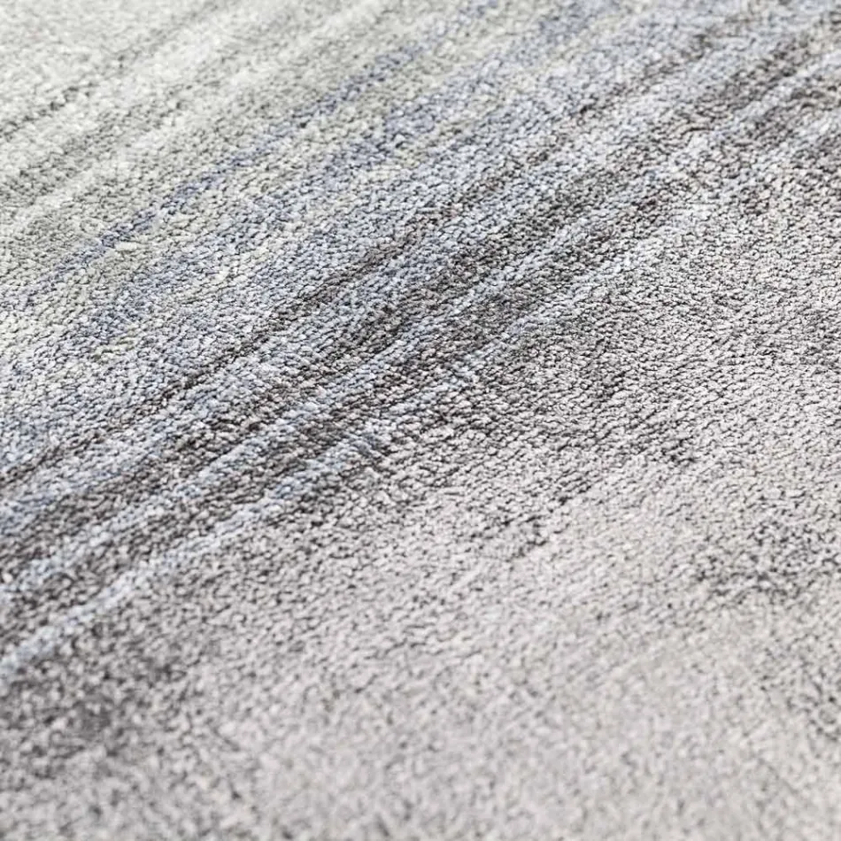 Tappeto Salotto Fatto a Mano in Viscosa Alta Qualità Tessuto in India - Bonnet Viadurini