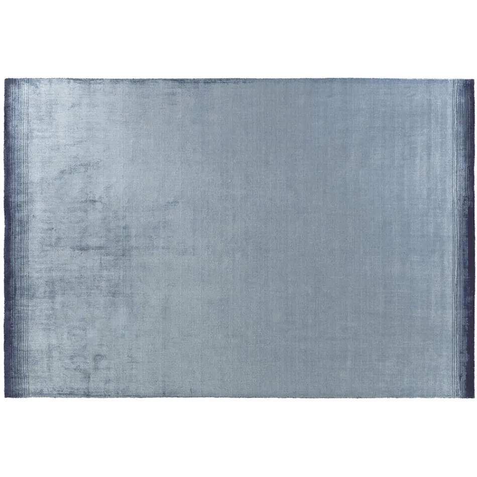 Tappeto Salotto Fatto a Mano in Viscosa Alta Qualità Tessuto in India - Bonnet Viadurini