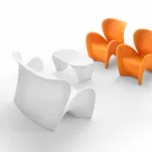 Tavolini da Salotto Moderni per Esterno o Interno, 2 Pezzi - Lily by Myyour Viadurini