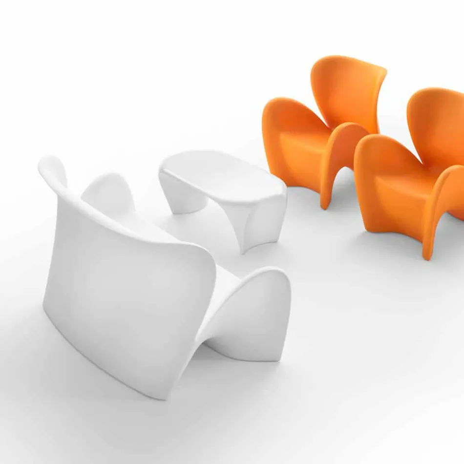 Tavolini da Salotto Moderni per Esterno o Interno, 2 Pezzi - Lily by Myyour Viadurini