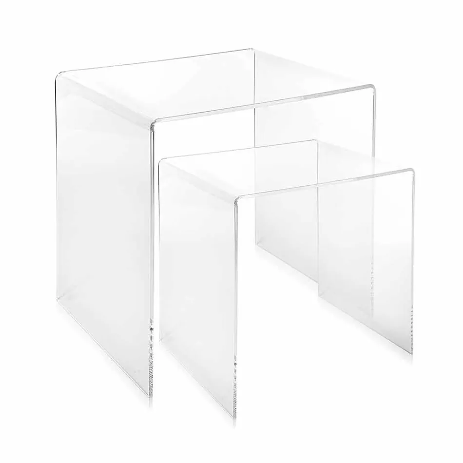 Tavolini di design in plexiglass colorato prodotti in Italia, Spinoso Viadurini