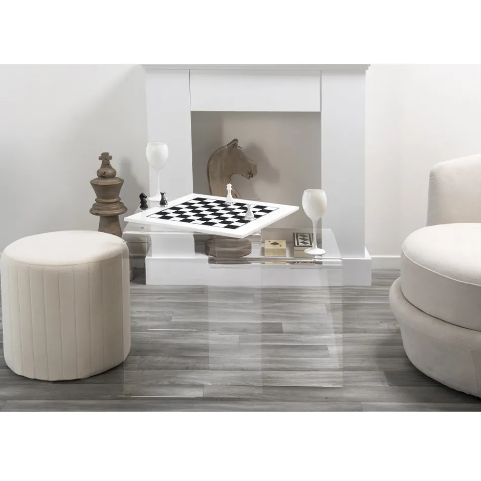 Tavolini di design in plexiglass colorato prodotti in Italia, Spinoso Viadurini