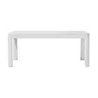 Tavolino 100x55 cm da Giardino in Alluminio di Diverse Finiture - Topolino Viadurini