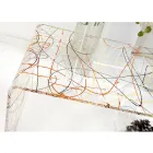 Tavolino a ponte moderno in plexiglass realizzato in Italia, Bolly Viadurini
