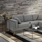 Tavolino Alto da Salotto in Acciaio - Osmio Viadurini