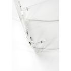 Tavolino Basso Comodino in Plexiglass Trasparente Made in Italy - Alamain Viadurini