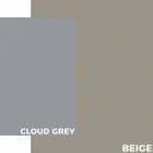 Tavolino Basso da Esterno in Alluminio e Laminato di Design Moderno - Carmine2 Viadurini