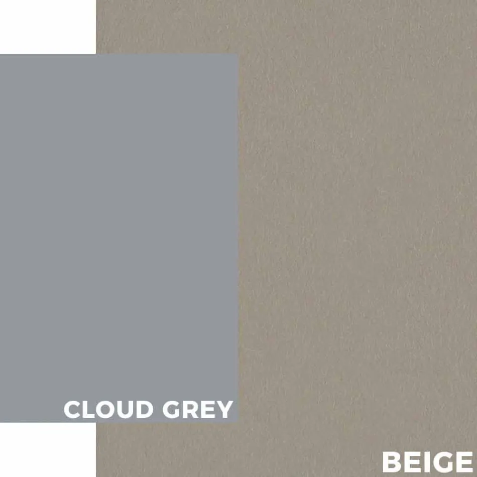 Tavolino Basso da Esterno in Alluminio e Laminato di Design Moderno - Carmine2 Viadurini