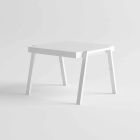 Tavolino Basso da Esterno in Alluminio e Laminato di Design Moderno - Carmine2 Viadurini
