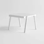 Tavolino Basso da Esterno in Alluminio e Laminato di Design Moderno - Carmine2 Viadurini