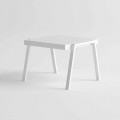 Tavolino Basso da Esterno in Alluminio e HPL di Design Moderno - Carmine2