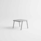 Tavolino Basso da Esterno in Alluminio e Laminato di Design Moderno - Carmine2 Viadurini