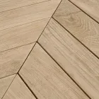 Tavolino Basso da Esterno in Teak con Piano Ovale, Homemotion - Ricardo Viadurini