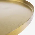 Tavolino Basso da Salotto in Acciaio Placcato Ottone di Design - Kakta Viadurini