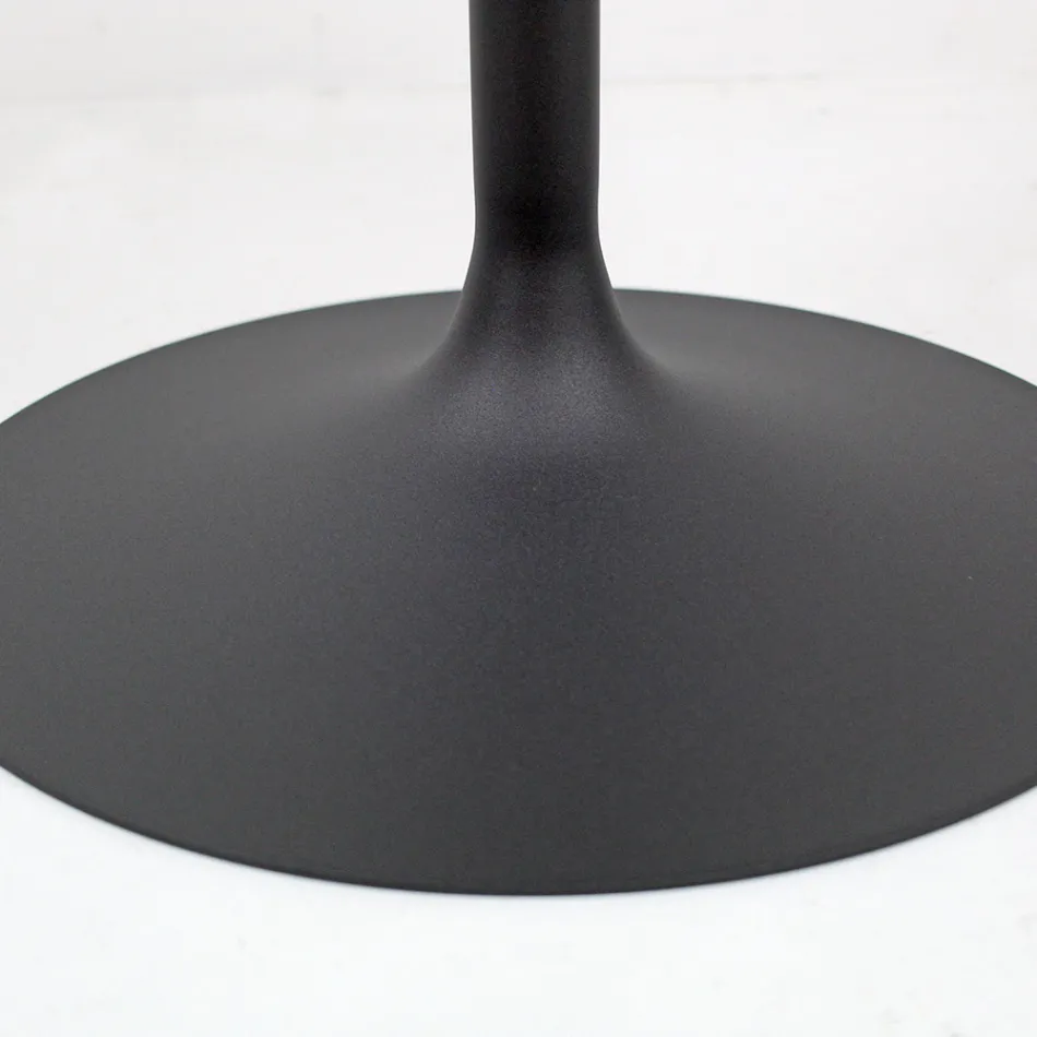 Tavolino Basso da Salotto in Metallo e Ceramica Made in Italy - Amereo Viadurini