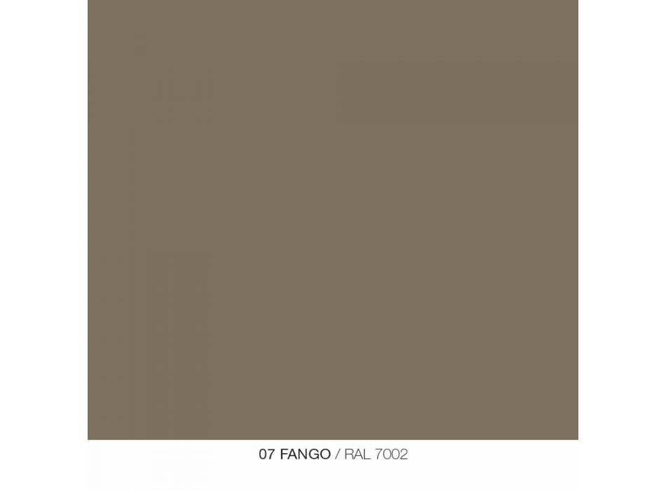 Tavolino Basso per Soggiorno Esterno in Metallo Colorato Tondo - Stephane Viadurini