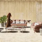 Tavolino Basso Piano Hpl o Ceramica Made in Italy - Emmacross by Varaschin Viadurini