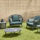 Tavolino Basso Piano Hpl o Ceramica Made in Italy - Emmacross by Varaschin Viadurini