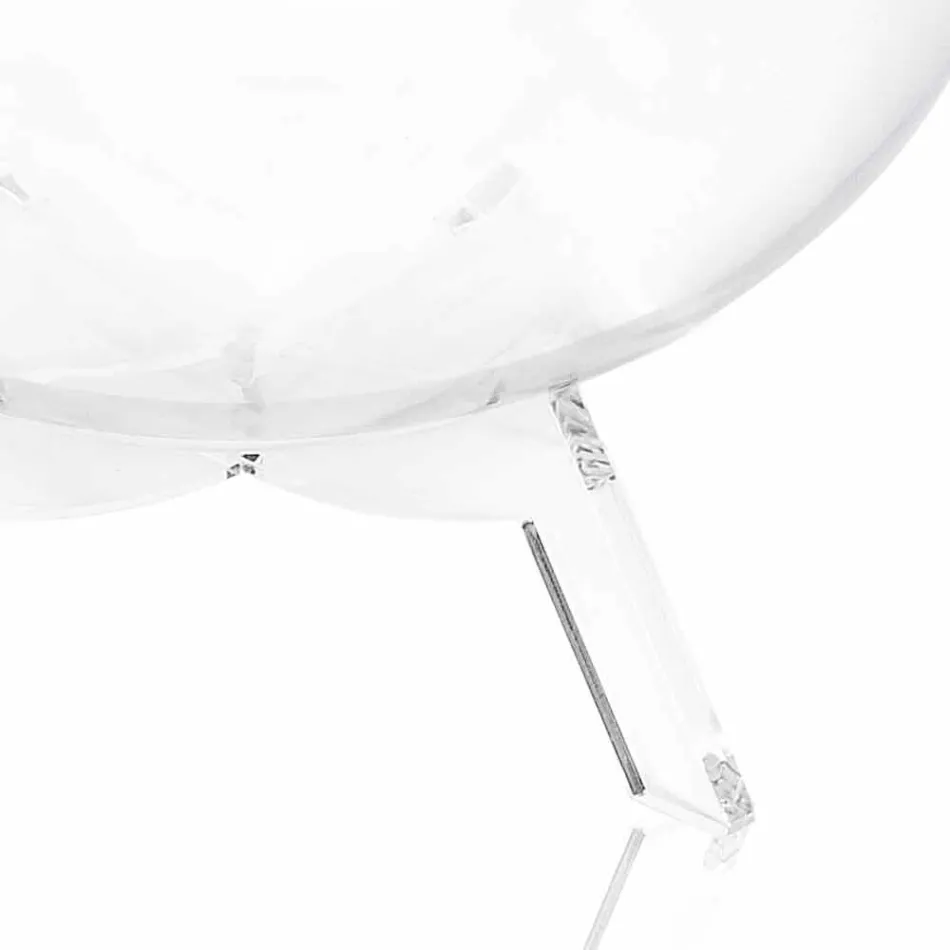 Tavolino / contenitore tondo blu Biffy,design moderno made in Italy Viadurini