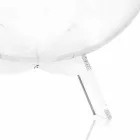 Tavolino / contenitore tondo nero Biffy,design moderno made in Italy Viadurini