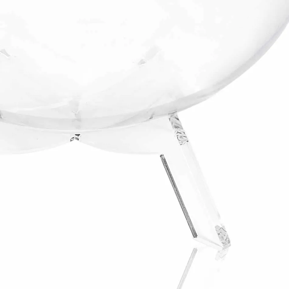 Tavolino / contenitore tondo nero Biffy,design moderno made in Italy Viadurini