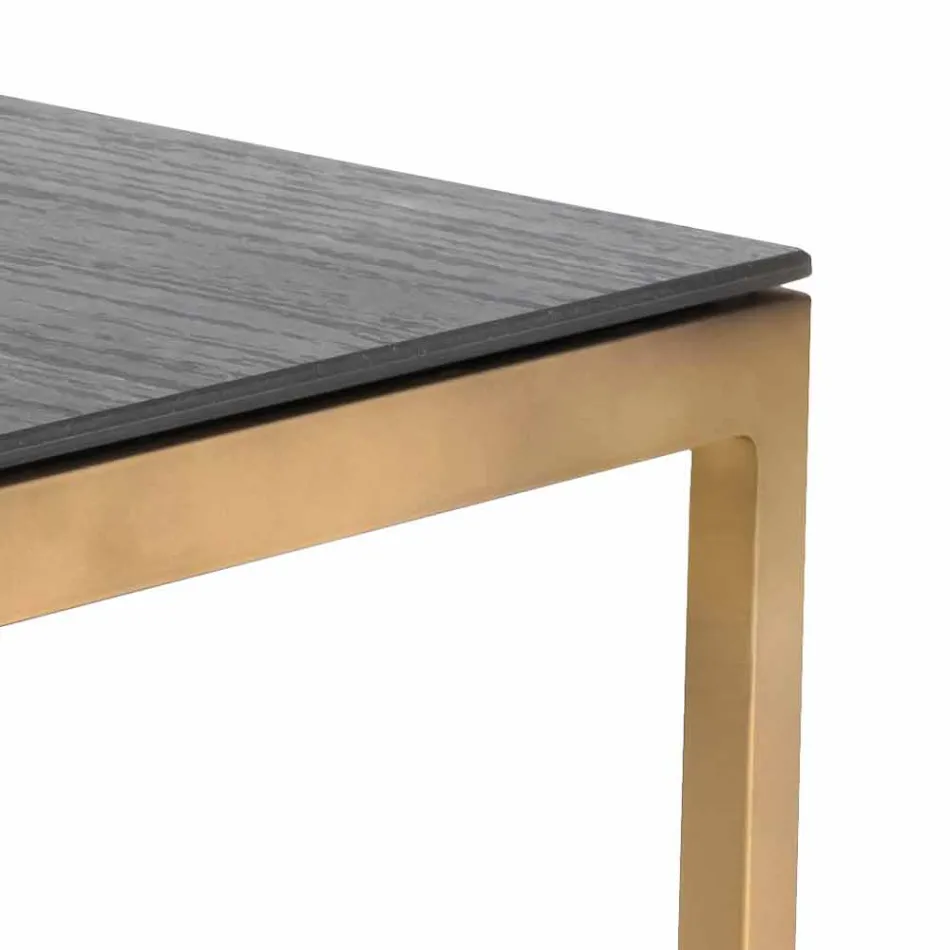 Tavolino da Appoggio per Esterni Design Quadrato 2 Dimensioni 3 Finiture - Julie Viadurini