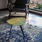 Tavolino da Caffè Artigianale con Piano in Marmo di Lusso Made in Italy - Reale Viadurini