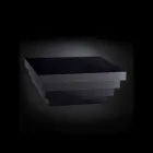 Tavolino da caffè di design Silhouette Cadeau in fibra di legno Viadurini