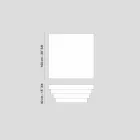 Tavolino da caffè di design Silhouette Cadeau in fibra di legno Viadurini