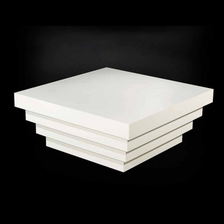 Tavolino da caffè di design Silhouette Cadeau in fibra di legno Viadurini