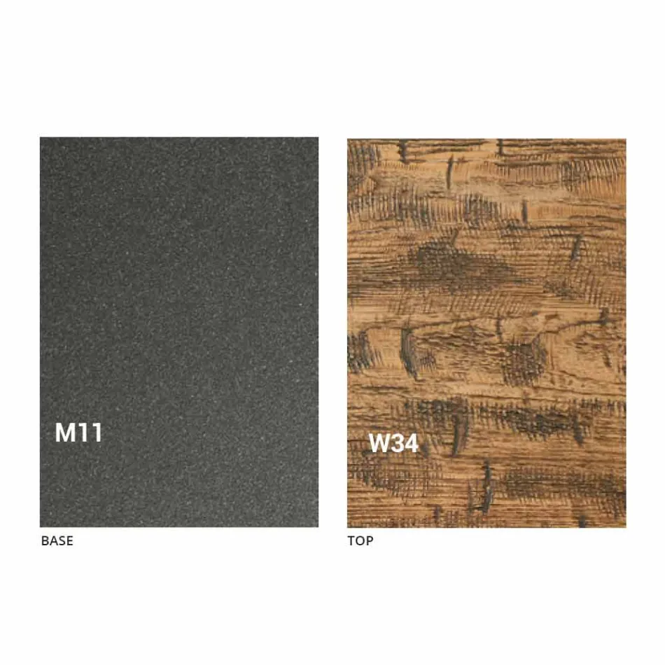 Tavolino da Caffè di Design Trasformabile in Legno Made in Italy - Vincenzo Viadurini