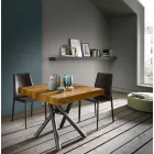 Tavolino da Caffè di Design Trasformabile in Legno Made in Italy - Vincenzo Viadurini