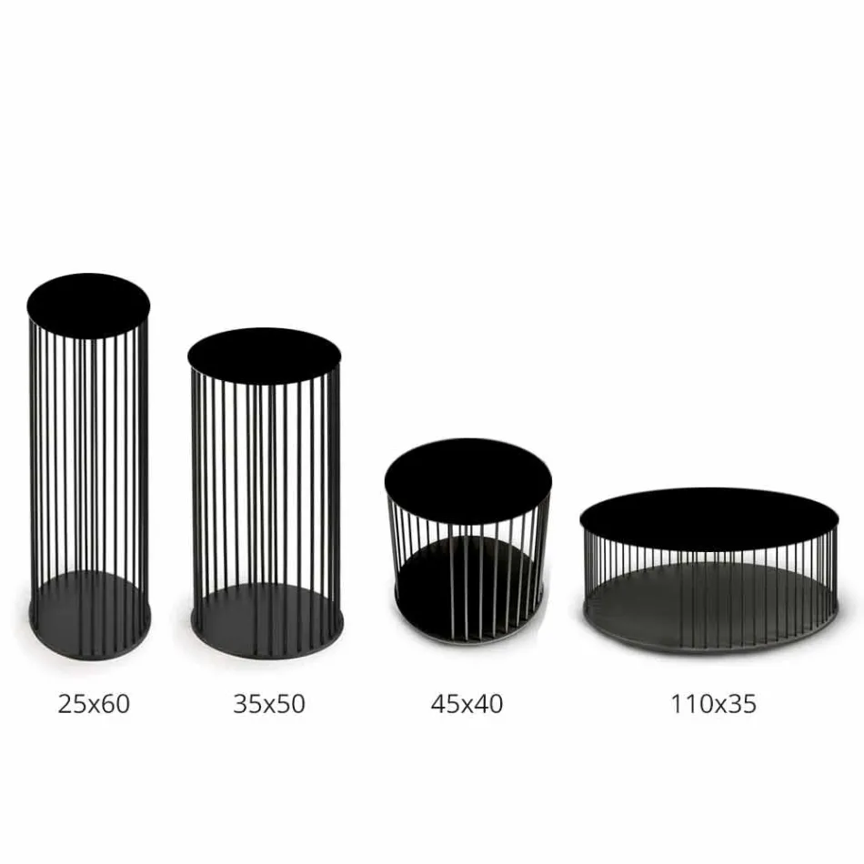 Tavolino da Caffè in Cristallo Forgiato e Metallo Made in Italy - Montebianco Viadurini