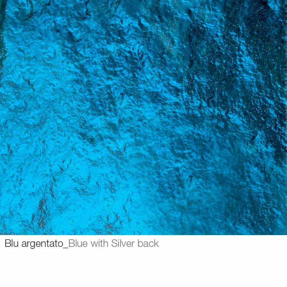 Tavolino da Caffè in Cristallo Forgiato e Metallo Made in Italy - Montebianco Viadurini