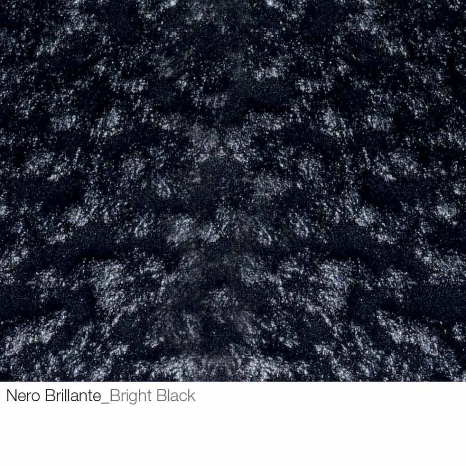 Tavolino da Caffè in Cristallo Forgiato e Metallo Made in Italy - Montebianco Viadurini