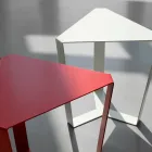 Tavolino da Caffè in Metallo Colorato di Design Made in Italy - Yasmine Viadurini