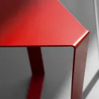 Tavolino da Caffè in Metallo Colorato di Design Made in Italy - Yasmine Viadurini