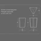 Tavolino da Caffè in Metallo Colorato di Design Moderno Italiano - Yasmine Viadurini