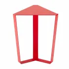 Tavolino da Caffè in Metallo Colorato di Design Moderno Italiano - Yasmine Viadurini