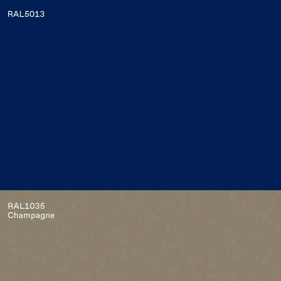 Tavolino da Caffè Moderno Basso di Design Blu o Bordeaux con Anello - Lok Viadurini