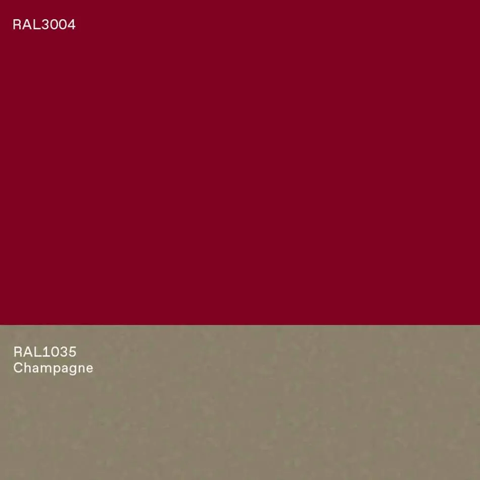 Tavolino da Caffè Moderno Basso di Design Blu o Bordeaux con Anello - Lok Viadurini