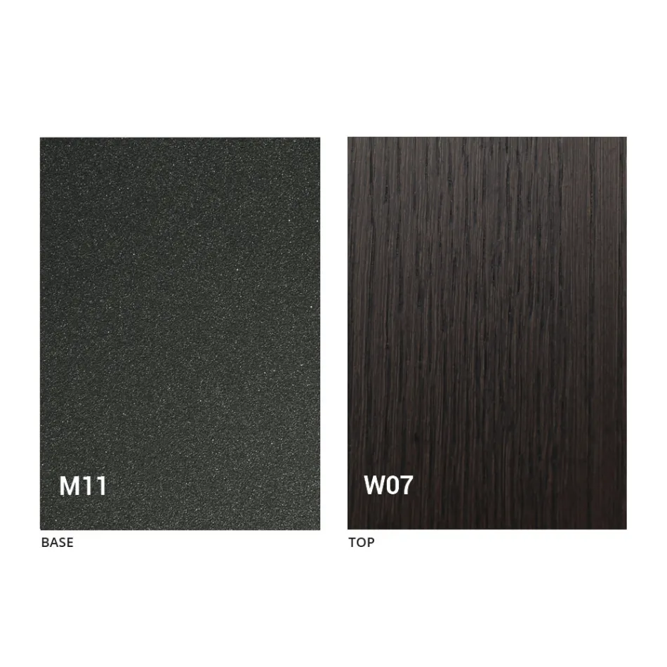 Tavolino da Caffè Moderno Trasformabile in Legno e Metallo Made in Italy - Fabio Viadurini