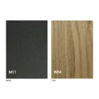 Tavolino da Caffè Moderno Trasformabile in Legno e Metallo Made in Italy - Fabio Viadurini