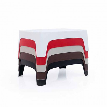 Tavolino da caffè per esterno Solid by Vondom in polipropilene Viadurini