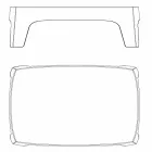 Tavolino da caffè per esterno Solid by Vondom in polipropilene Viadurini