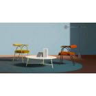 Tavolino da Caffè per il Salotto di Design Rotondo Moderno Colorato - Boogie Viadurini