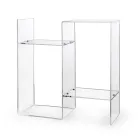 Tavolino da Divano in Plexiglass Trasparente o Fume Made in Italy -Janne Viadurini