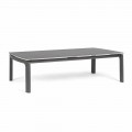 Tavolino da Esterno con Piano Ceramica e Base in Alluminio, Homemotion - Rivas